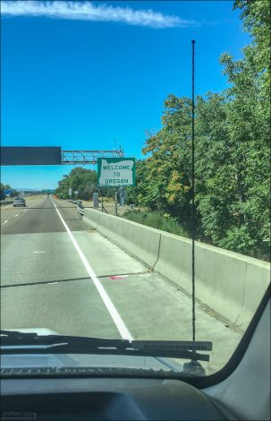 На границе штатов Айдахо и Орегон.