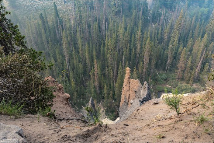 Крутой край каньона Wheeler Creek.