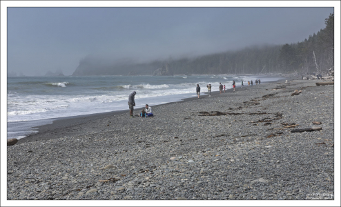 Пляж Риальто находится в национальном парке Олимпик.
