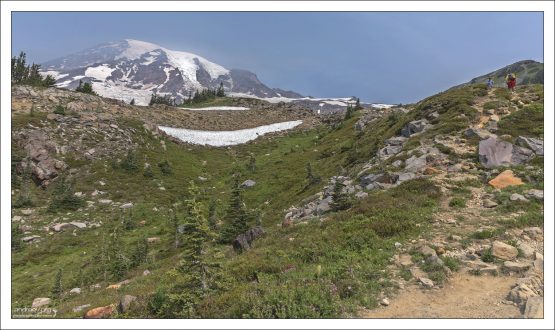 Южный склон вулкана Рейнир.