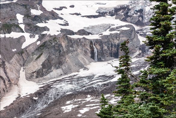 Ледник Нисквалли (Nisqually Glacier).