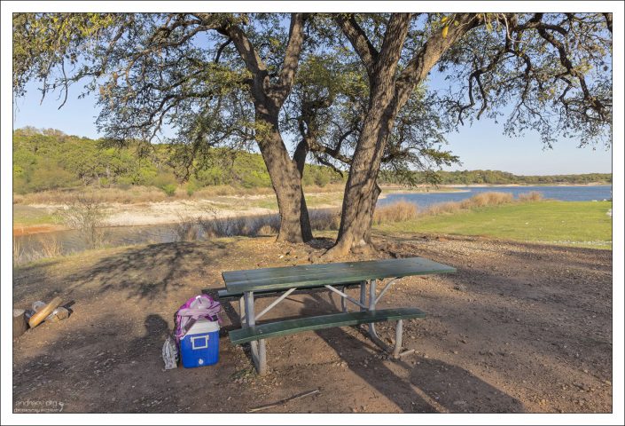 В кемпинге Muleshoe Bend Recreation Area, недалеко от Остина.