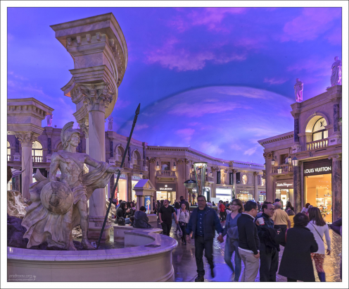 Фонтан Богов (Fountain of the Gods) в отеле Цезарь.