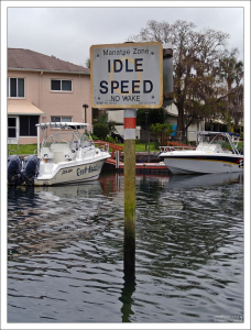 Чтобы не потревожить морских коров, лодки должны идти на холостом ходу.