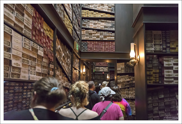 Магазин Ollivander’s – «Волшебные палочки от Олливандера».