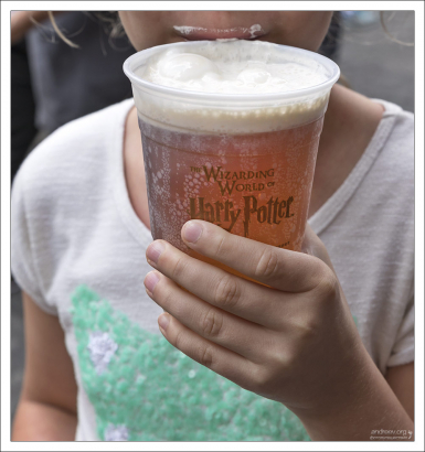 Уже ставшее классикой, Сливочное пиво ($7.50) имеет 6 разновидностей: обычное охлажденное, замороженное, сливочный крем в горшочке, мягкие конфеты-помадки, классическое мороженое, и горячая версия, предлагаемая в холодное время года. Вкус такой же, как в Англии: крем-сода с ирисками, сверху – взбитая пенка.