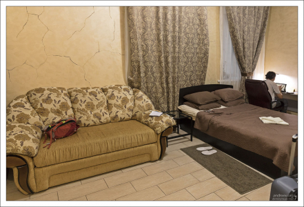 Номер в гостинице "Буржуй" в Вязьме.