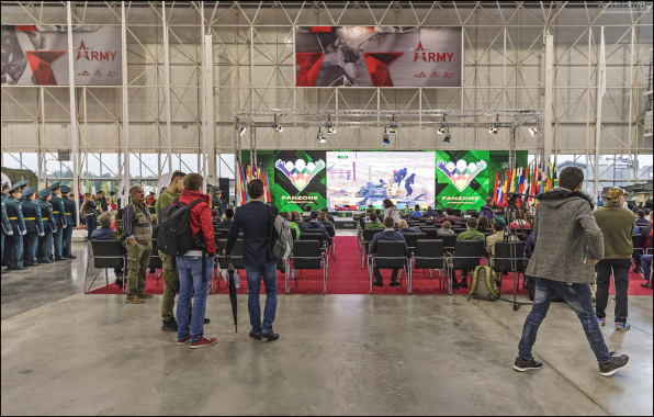 Концерт в честь Армейских игр.