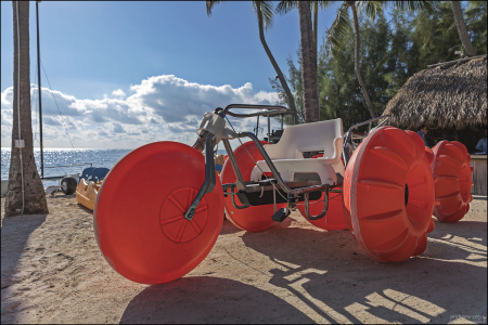 Пляжный велосипед.