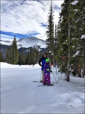 Илья и Саша собираются кататься среди ёлок.