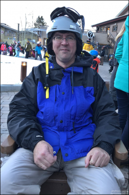 Довольный Илья после целого дня катания в Winter Park.