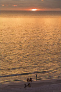 Золотая вода Мексиканского залива.