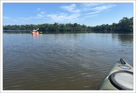 Каяки брали в аренду в Paddle Marco ($35 за два часа/одиночный, и $45 за двойной).