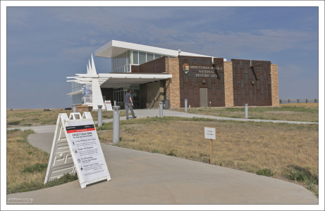 Вход в музей Minuteman Missile National Historic site.
