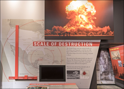 Масштабы разрушений при возможных ядерных взрывах.