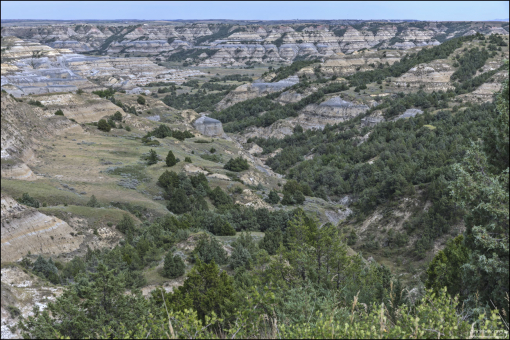 Северная часть парка Теодор-Рузвельт менее посещаема, чем южная (нет общей границы).
