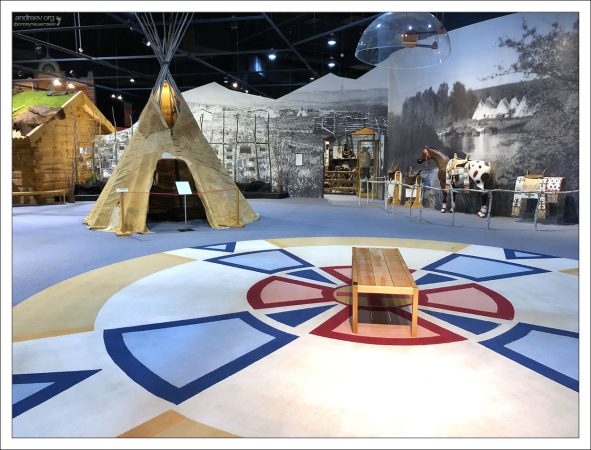 Выставка, посвященная индейскому народу Лакота (группа сиу), аборигенам Америки.