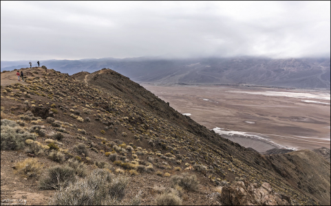 Обзорная площадка Dante's View в национальном парке Death Valley National Park, Калифорния.