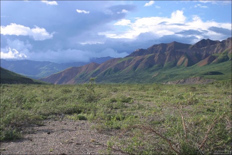 Горы в "складочку", очень похожие на гавайские.