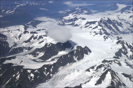 Ледники Аляски.