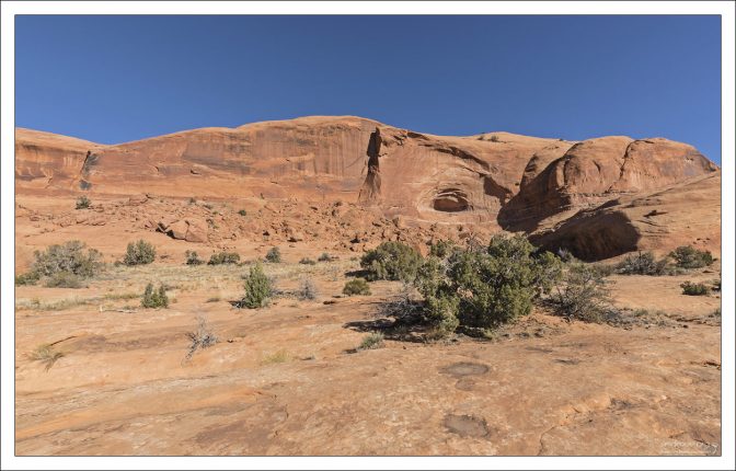 Плато на выходе из каньона Bow and Arrow Canyon.