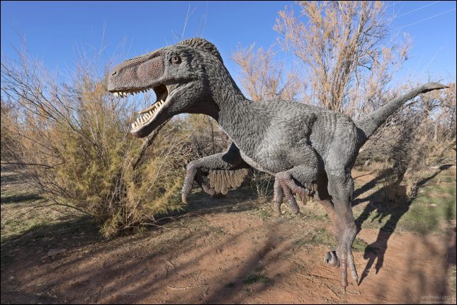 Deinonychus antirrhopus — хищный динозавр, живший в раннем меловом периоде, которого часто называют "птичкой с когтем". Он стал научной сенсацией, потому что изменил представления учёных о динозаврах: благодаря ему появилась теория, что птицы произошли от активных, теплокровных тероподов.