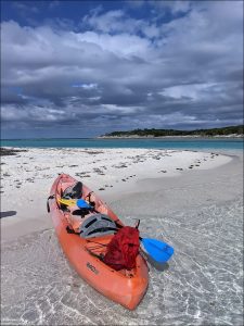 Sand Dollar Beach — это уединённая живописная пляжная зона. Добраться можно только по воде.