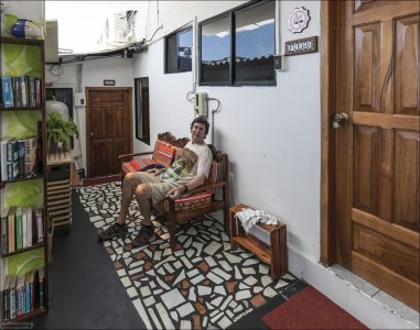 В общей зоне в гостевом доме "La K-leta".