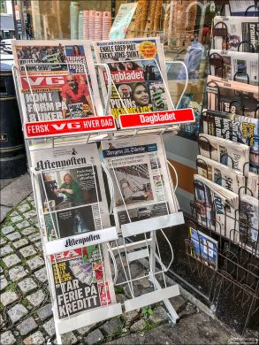 Газеты на норвежском языке.
