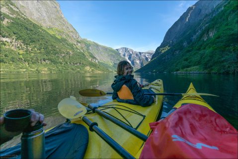 Саша готова к отплытию.
