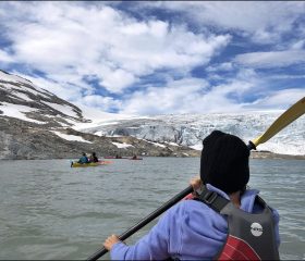 Озеро Styggevatnet служит регулируемым водохранилищем, используемым для выработки гидроэлектроэнергии.